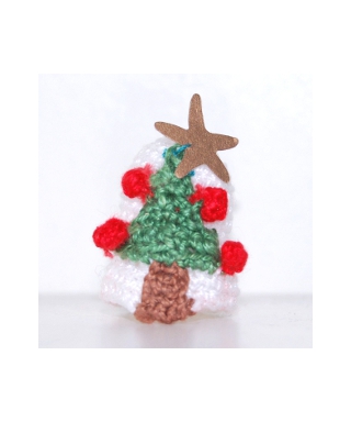 Crocheted with Christmas tree