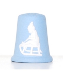 Child on sleigh