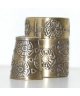 Thimble and box antique brass