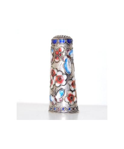 Wysoki cloisonne w motyle