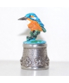Pewter with kingfisher