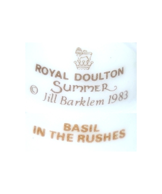 Royal Doulton Summer 1983 BASIL IN THE RUSHES