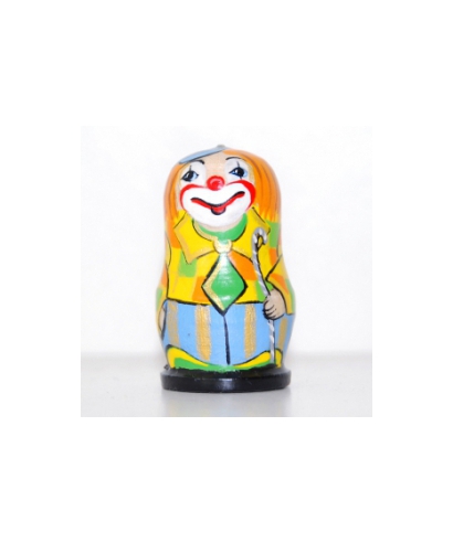 Clown wearing tie