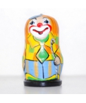 Clown wearing tie