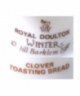 Royal Doulton Winter 1983 CLOVER TOASTING BREAD