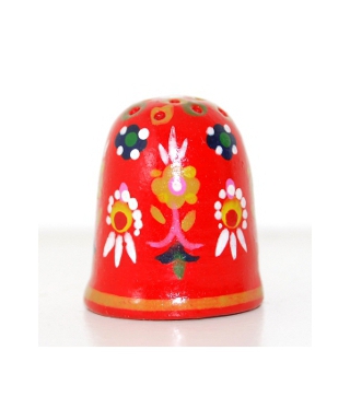Red with pattern