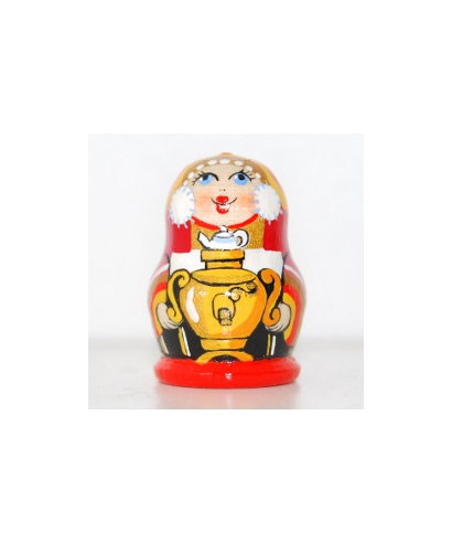 Matryoshka doll with samovar III