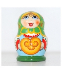 Matryoshka doll with bagel
