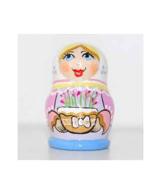 Matryoshka doll with lavender