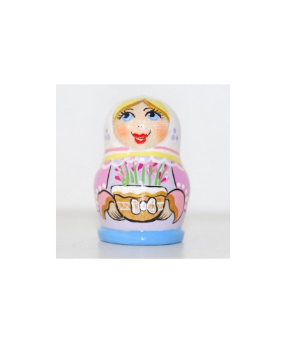 Matryoshka doll with lavender