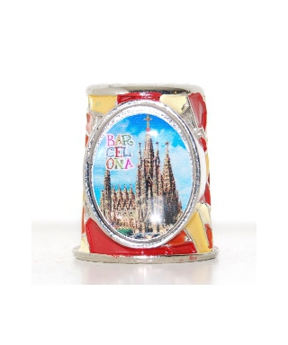Barcelona red mosaic