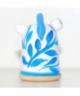 Kettle with blue flowers