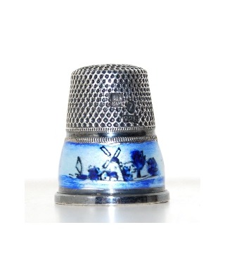 Silver Gabler enameled band