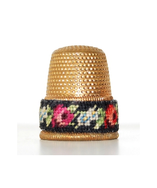 Metal with embroidery II