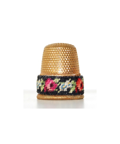 Metal with embroidery II