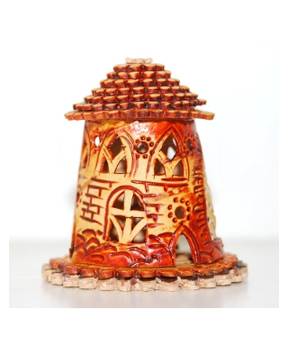 House made of birch bark