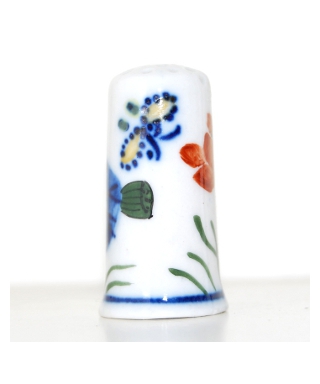 Chinese painted flowers IX