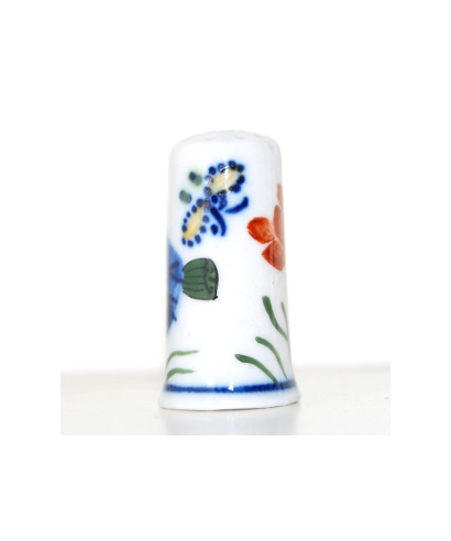 Chinese painted flowers IX