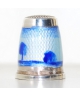 Silver enameled gilloched Gabler