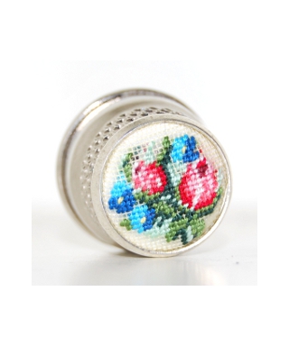 Embroidered bouquet