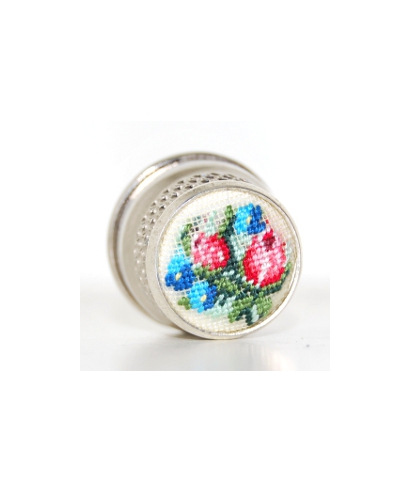 Embroidered bouquet
