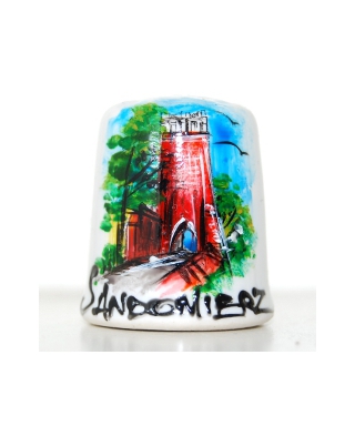 Brama Opatowska in Sandomierz hand-painted
