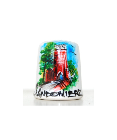 Brama Opatowska in Sandomierz hand-painted