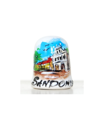 Tenement houses in Sandomierz hand-painted