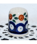 Bolesławiec polka dots and fruits