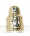 Metal matryoshka golden