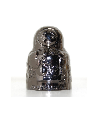 Metal matryoshka black
