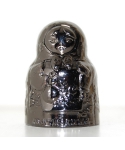 Metal matryoshka black