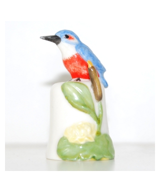 Kingfisher on lily