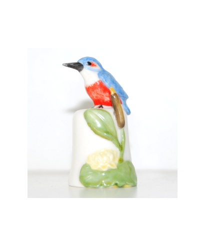 Kingfisher on lily