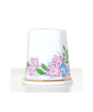 Little pink and blue flowers