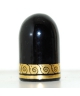 Black with golden pattern