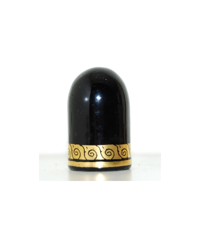 Black with golden pattern