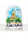 Warszawa - Palace of Culture and Science in Warsaw hand-painted