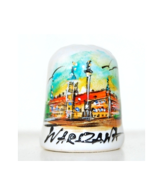 Royal Castle in Warsaw hand-painted