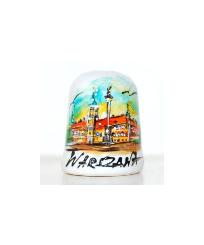 Royal Castle in Warsaw hand-painted
