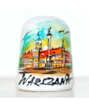 Warszawa - Royal Castle in Warsaw hand-painted