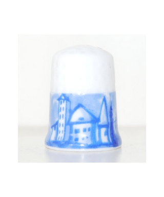 Planeta De Agostini white with blue houses
