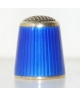 Silver enameled blue