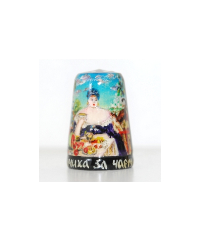 Kupcowa przy herbacie (Купчиха за чаем)