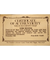York Minster - certificate