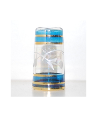 High glass blue