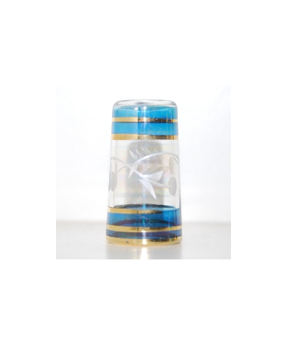 High glass blue