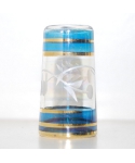 High glass blue