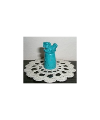 Turquoise dog