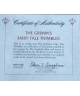 The Dog and the Sparrow - certificate